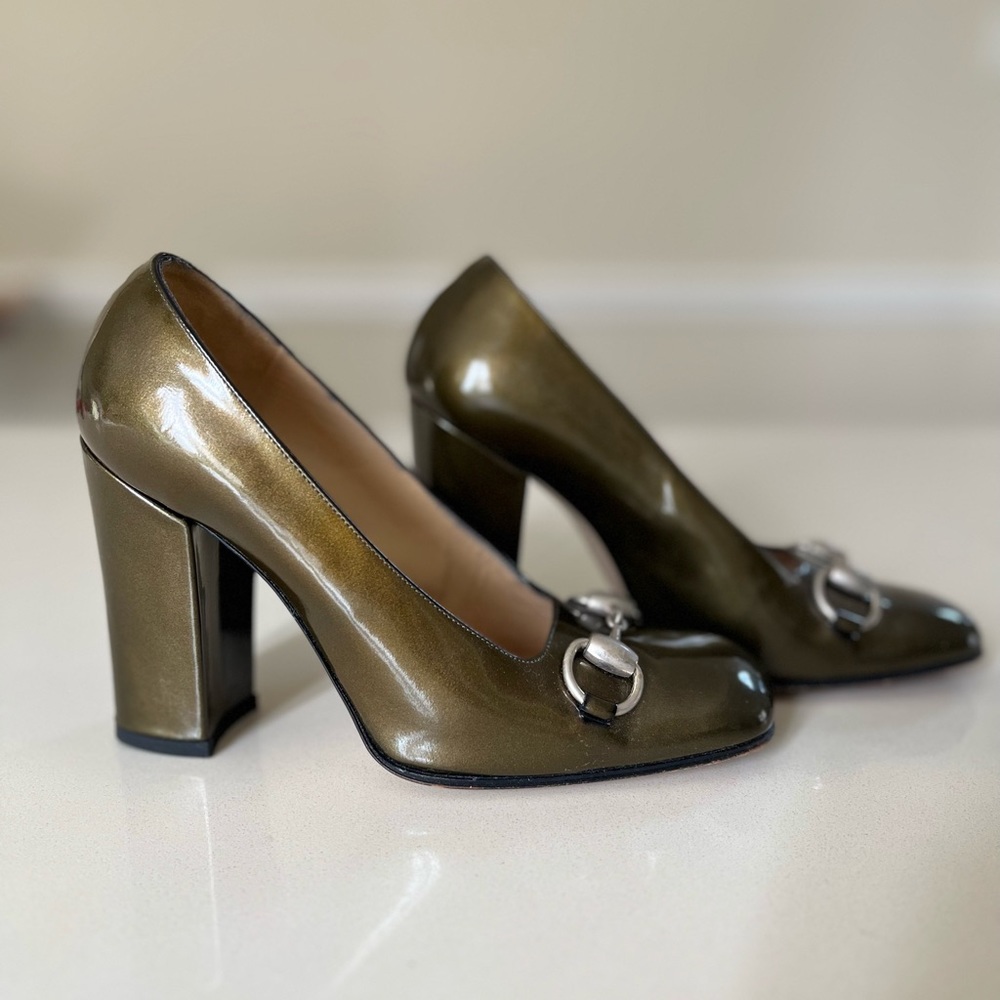 Gucci Women's High-Heel Pump with Horsebit - Size 6.5 - Picture 7 of 16
